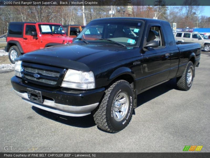 Front 3/4 View of 2000 Ranger Sport SuperCab
