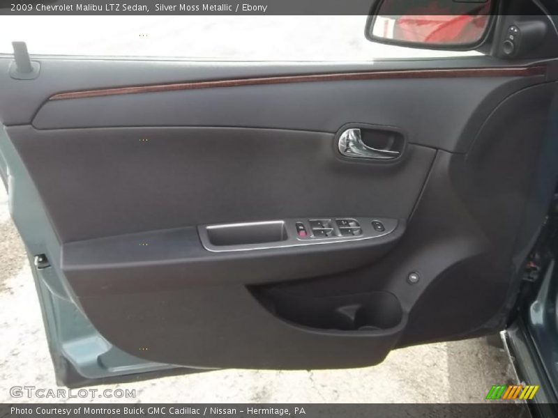 Silver Moss Metallic / Ebony 2009 Chevrolet Malibu LTZ Sedan