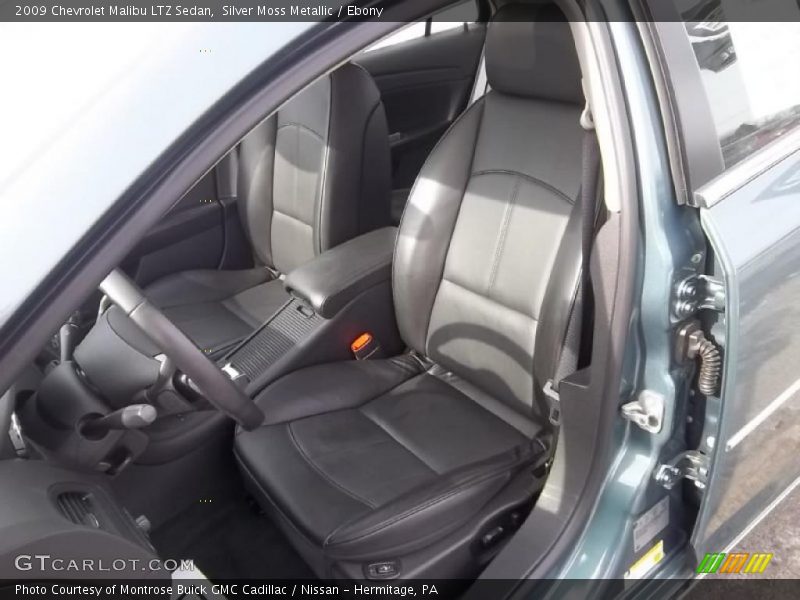 Silver Moss Metallic / Ebony 2009 Chevrolet Malibu LTZ Sedan