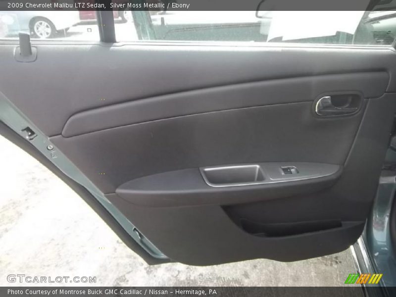 Silver Moss Metallic / Ebony 2009 Chevrolet Malibu LTZ Sedan