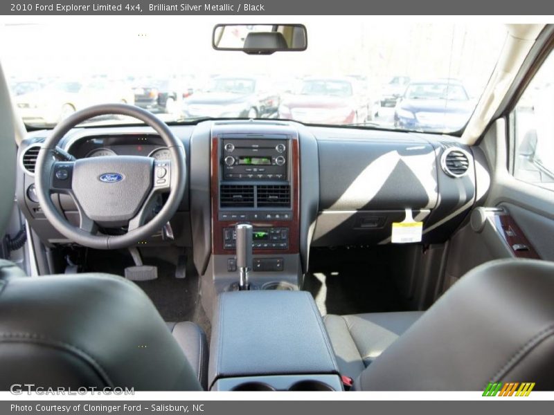 Brilliant Silver Metallic / Black 2010 Ford Explorer Limited 4x4
