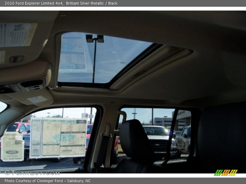 Brilliant Silver Metallic / Black 2010 Ford Explorer Limited 4x4