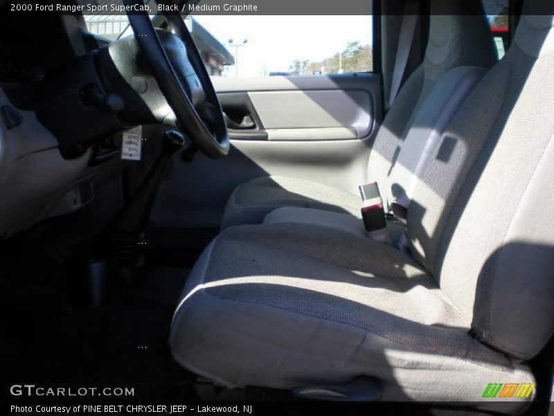 Black / Medium Graphite 2000 Ford Ranger Sport SuperCab