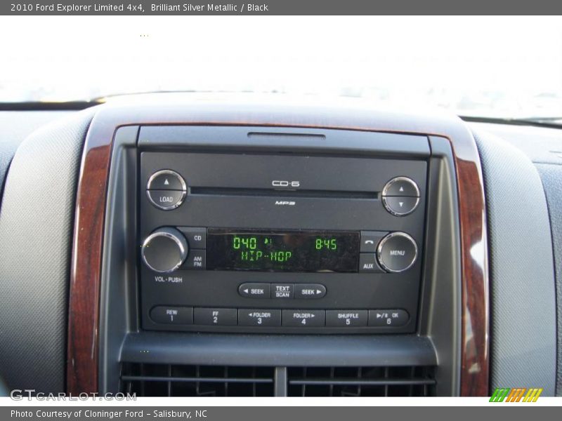 Controls of 2010 Explorer Limited 4x4