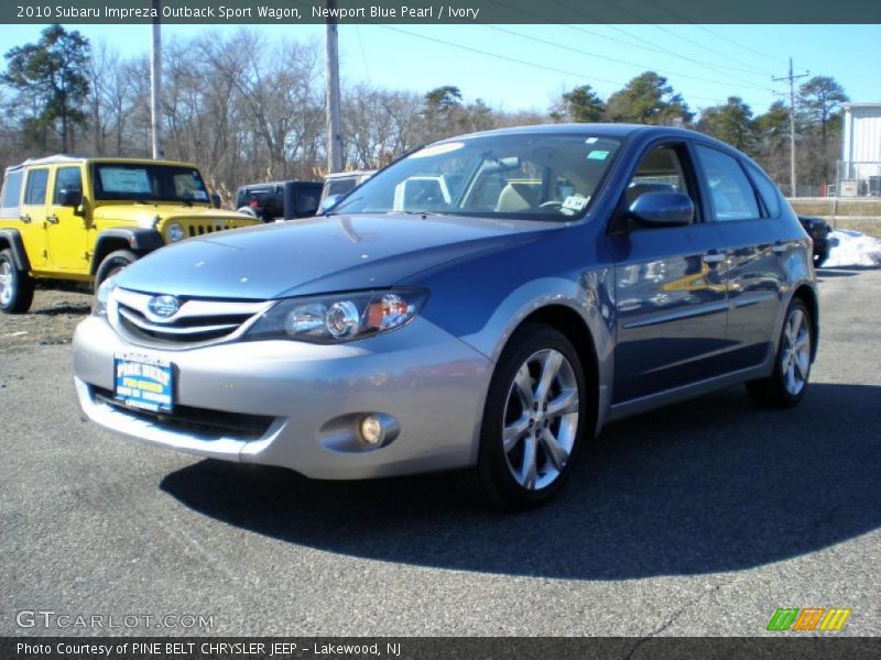 Newport Blue Pearl / Ivory 2010 Subaru Impreza Outback Sport Wagon