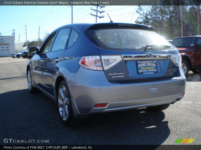 Newport Blue Pearl / Ivory 2010 Subaru Impreza Outback Sport Wagon