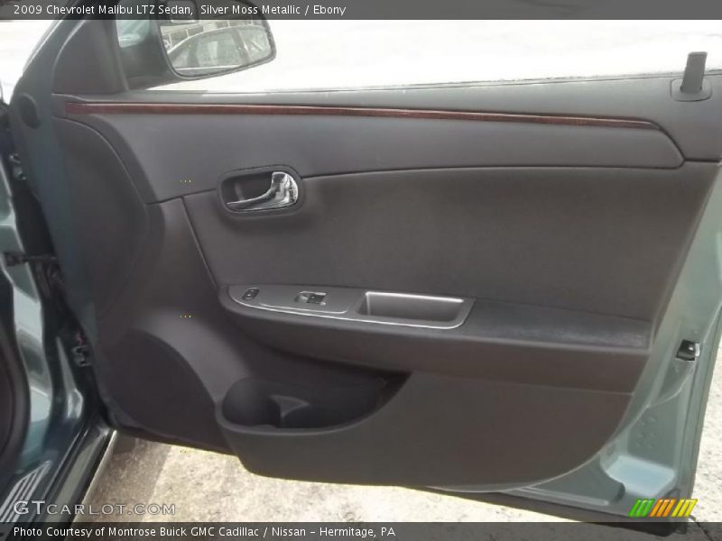 Silver Moss Metallic / Ebony 2009 Chevrolet Malibu LTZ Sedan