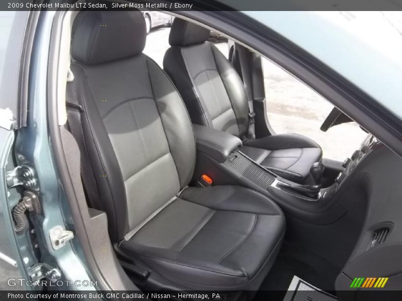 Silver Moss Metallic / Ebony 2009 Chevrolet Malibu LTZ Sedan