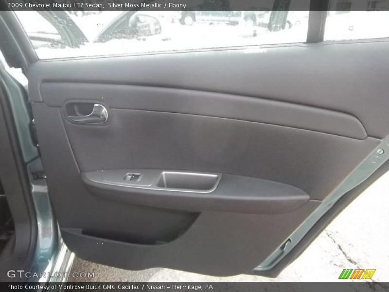 Silver Moss Metallic / Ebony 2009 Chevrolet Malibu LTZ Sedan