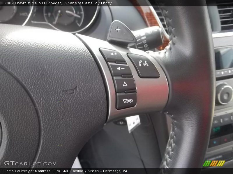 Silver Moss Metallic / Ebony 2009 Chevrolet Malibu LTZ Sedan
