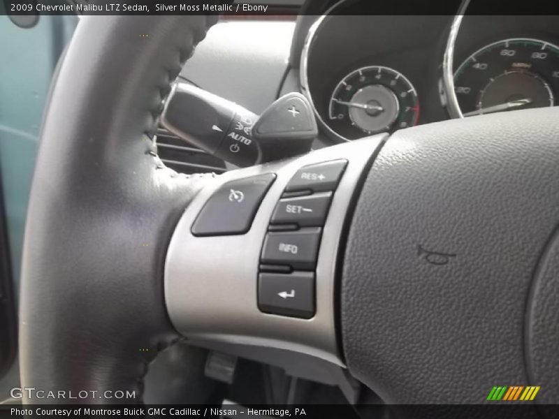 Silver Moss Metallic / Ebony 2009 Chevrolet Malibu LTZ Sedan
