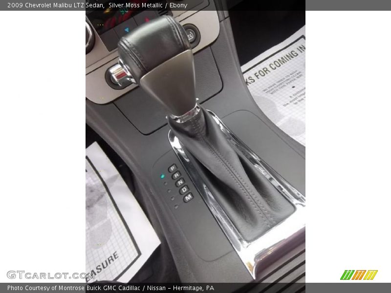 Silver Moss Metallic / Ebony 2009 Chevrolet Malibu LTZ Sedan