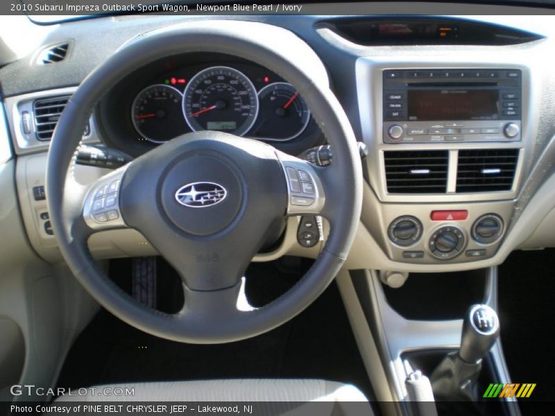 Newport Blue Pearl / Ivory 2010 Subaru Impreza Outback Sport Wagon