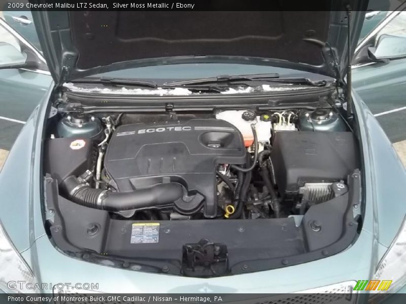 Silver Moss Metallic / Ebony 2009 Chevrolet Malibu LTZ Sedan