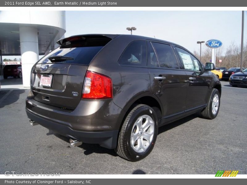 Earth Metallic / Medium Light Stone 2011 Ford Edge SEL AWD