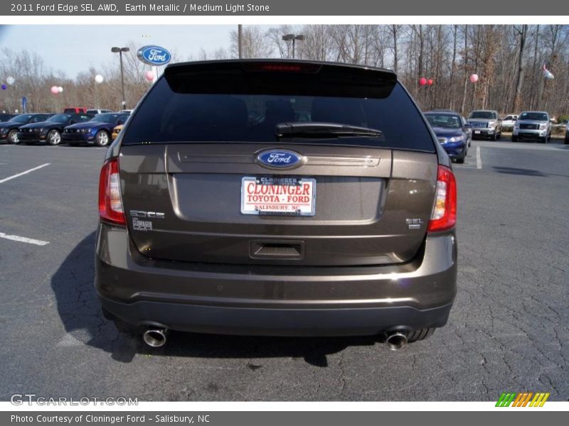 Earth Metallic / Medium Light Stone 2011 Ford Edge SEL AWD