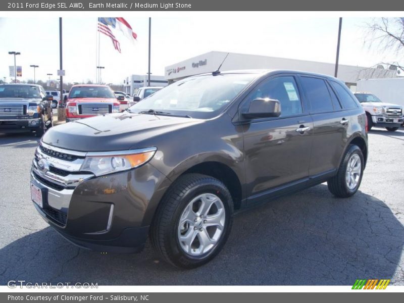 Earth Metallic / Medium Light Stone 2011 Ford Edge SEL AWD