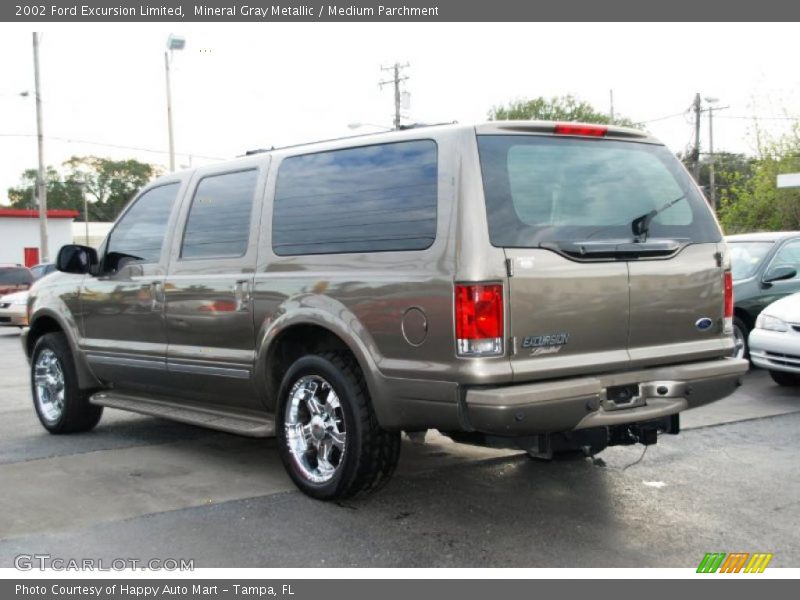 Mineral Gray Metallic / Medium Parchment 2002 Ford Excursion Limited