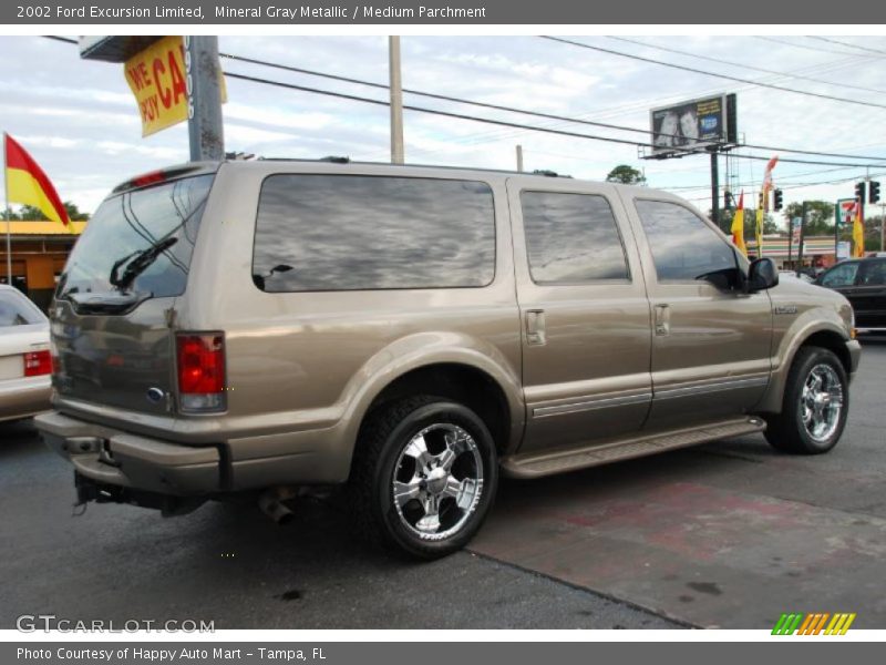 Mineral Gray Metallic / Medium Parchment 2002 Ford Excursion Limited