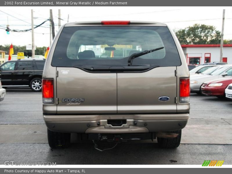 Mineral Gray Metallic / Medium Parchment 2002 Ford Excursion Limited