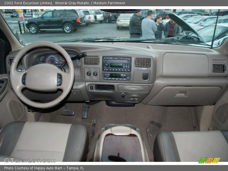 Mineral Gray Metallic / Medium Parchment 2002 Ford Excursion Limited