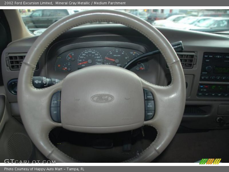 Mineral Gray Metallic / Medium Parchment 2002 Ford Excursion Limited