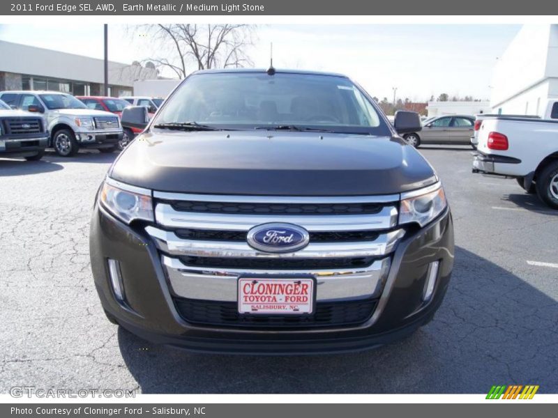 Earth Metallic / Medium Light Stone 2011 Ford Edge SEL AWD