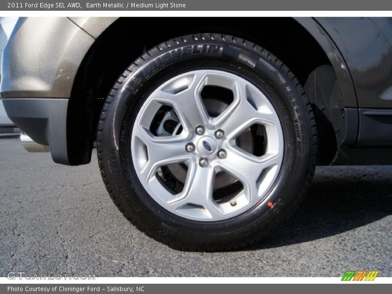 Earth Metallic / Medium Light Stone 2011 Ford Edge SEL AWD