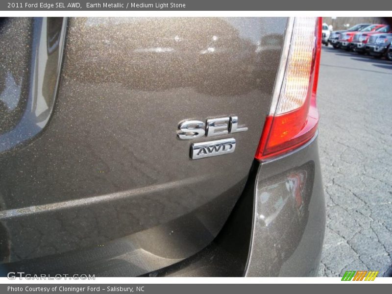 Earth Metallic / Medium Light Stone 2011 Ford Edge SEL AWD