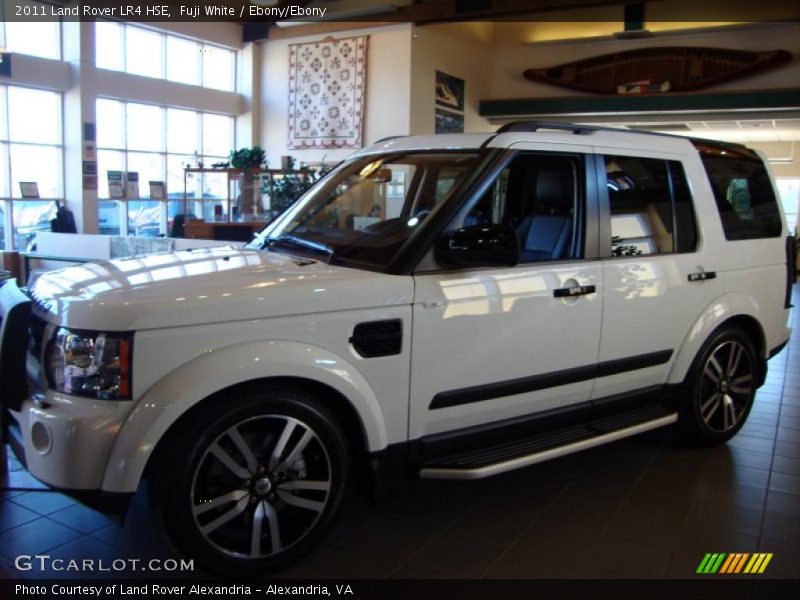Fuji White / Ebony/Ebony 2011 Land Rover LR4 HSE