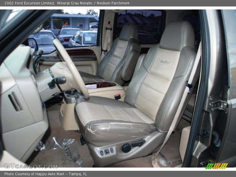 Mineral Gray Metallic / Medium Parchment 2002 Ford Excursion Limited