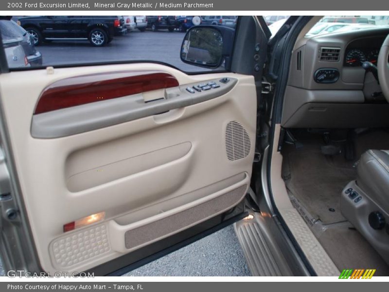 Mineral Gray Metallic / Medium Parchment 2002 Ford Excursion Limited