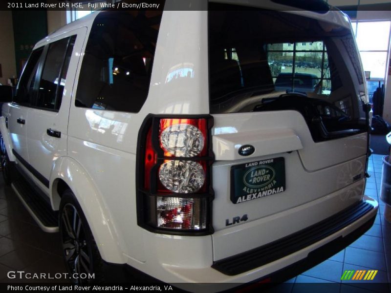Fuji White / Ebony/Ebony 2011 Land Rover LR4 HSE