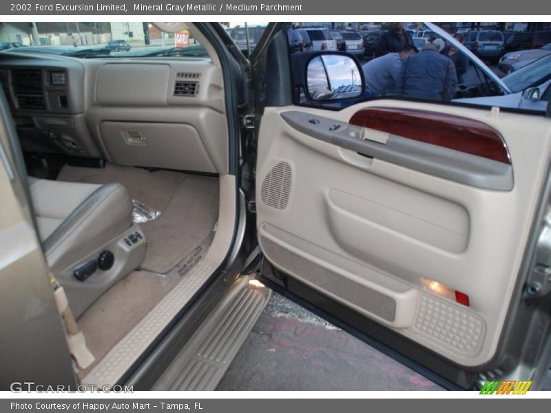 Mineral Gray Metallic / Medium Parchment 2002 Ford Excursion Limited