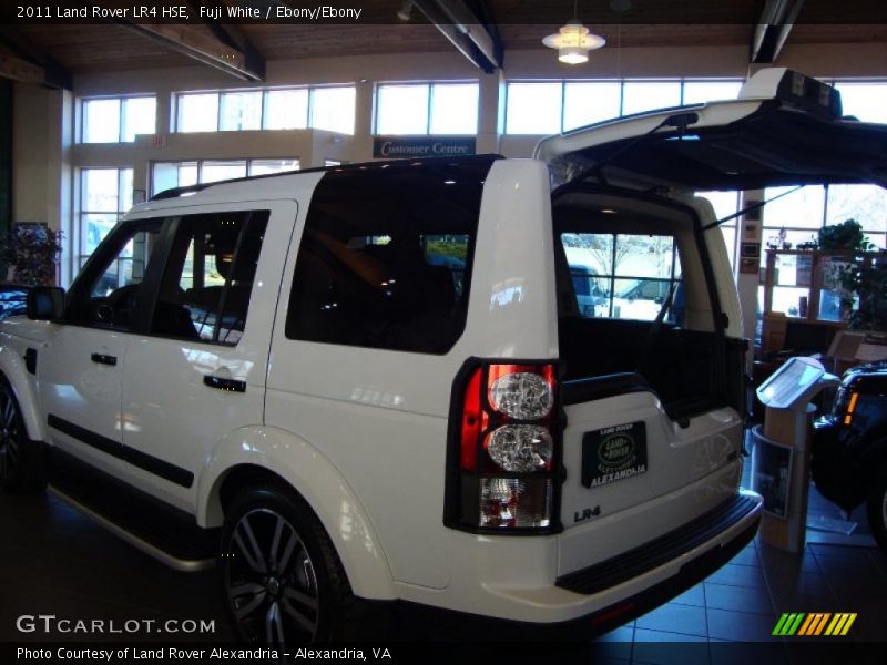 Fuji White / Ebony/Ebony 2011 Land Rover LR4 HSE