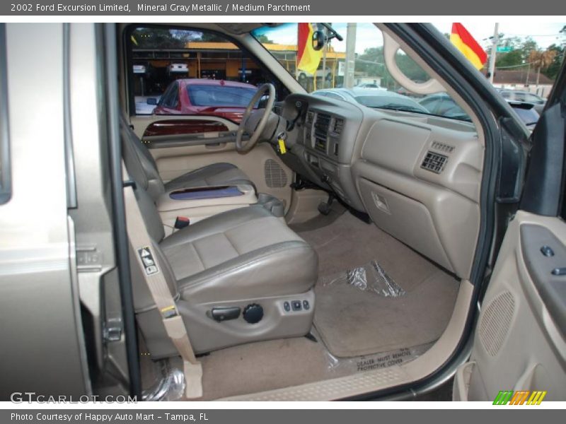 Mineral Gray Metallic / Medium Parchment 2002 Ford Excursion Limited