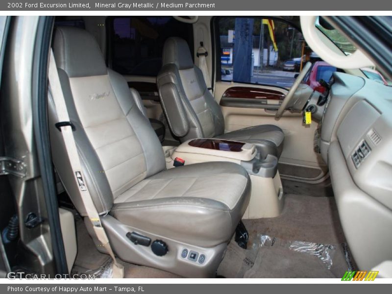 Mineral Gray Metallic / Medium Parchment 2002 Ford Excursion Limited
