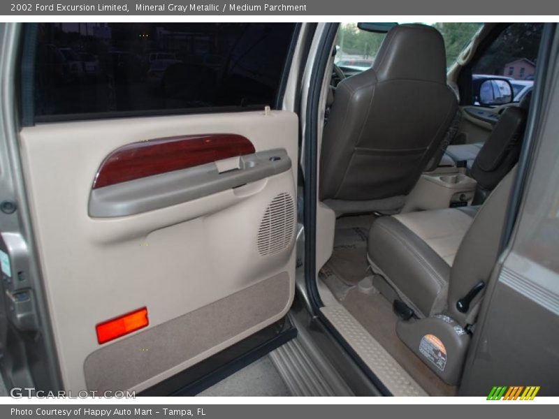Mineral Gray Metallic / Medium Parchment 2002 Ford Excursion Limited