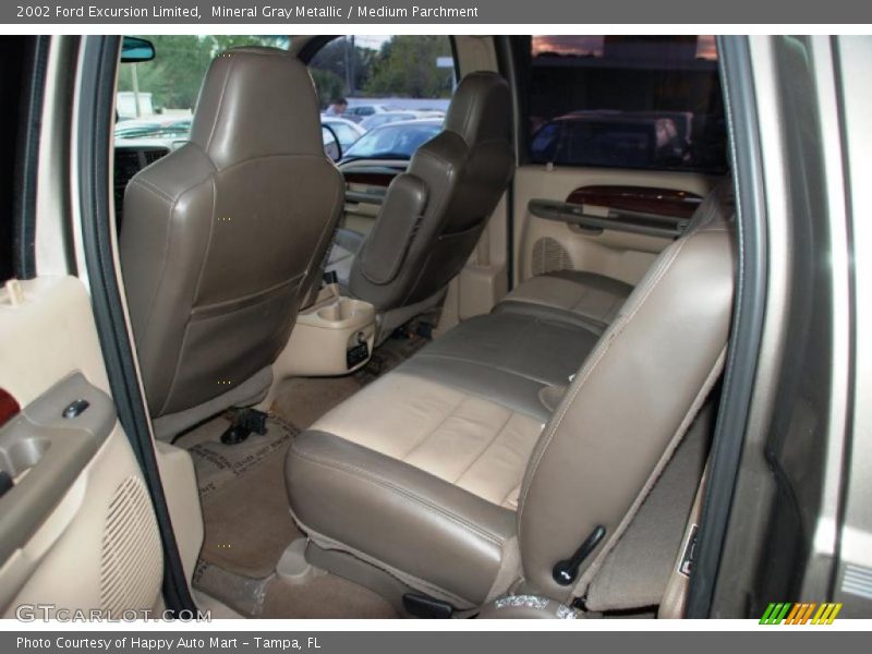 Mineral Gray Metallic / Medium Parchment 2002 Ford Excursion Limited
