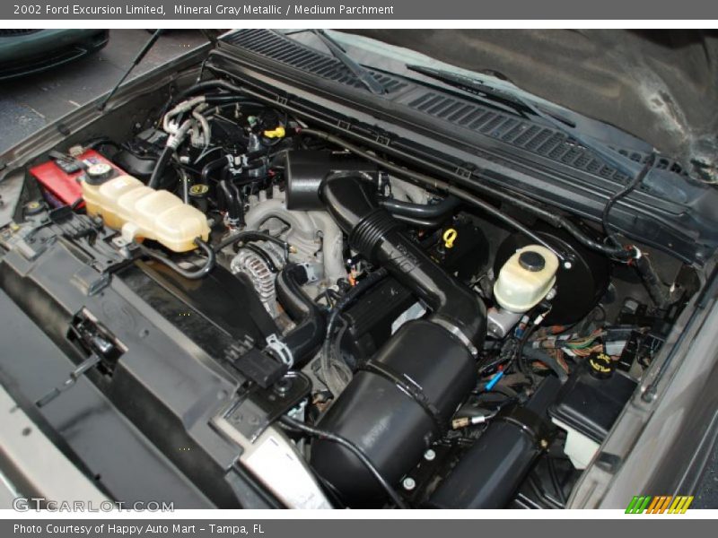 Mineral Gray Metallic / Medium Parchment 2002 Ford Excursion Limited