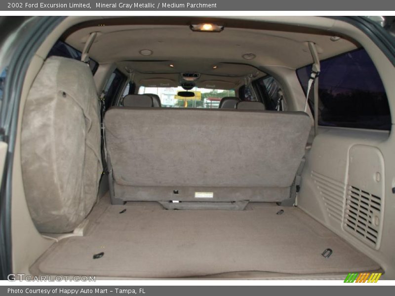 Mineral Gray Metallic / Medium Parchment 2002 Ford Excursion Limited