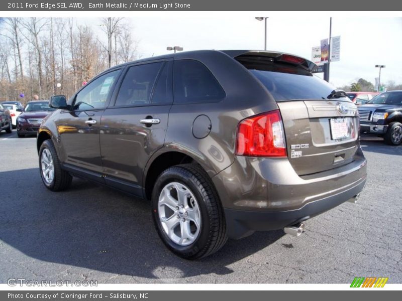 Earth Metallic / Medium Light Stone 2011 Ford Edge SEL AWD