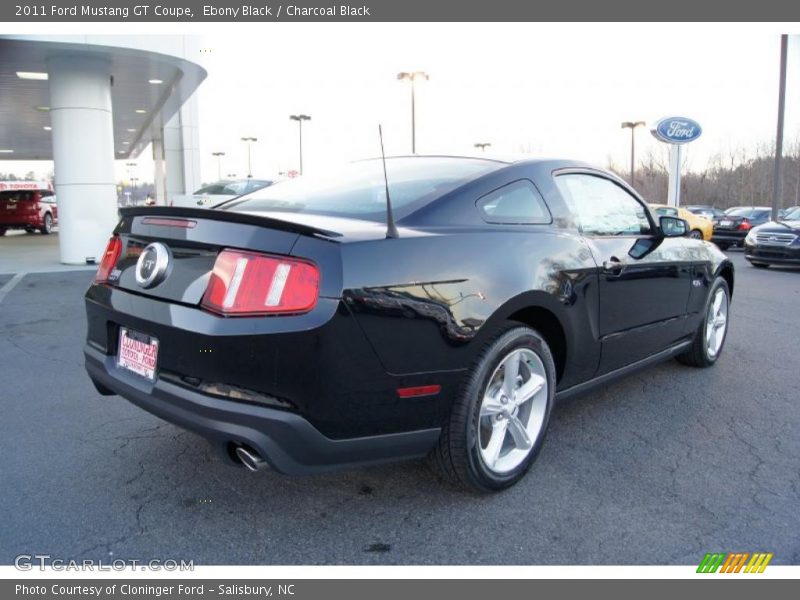 Ebony Black / Charcoal Black 2011 Ford Mustang GT Coupe