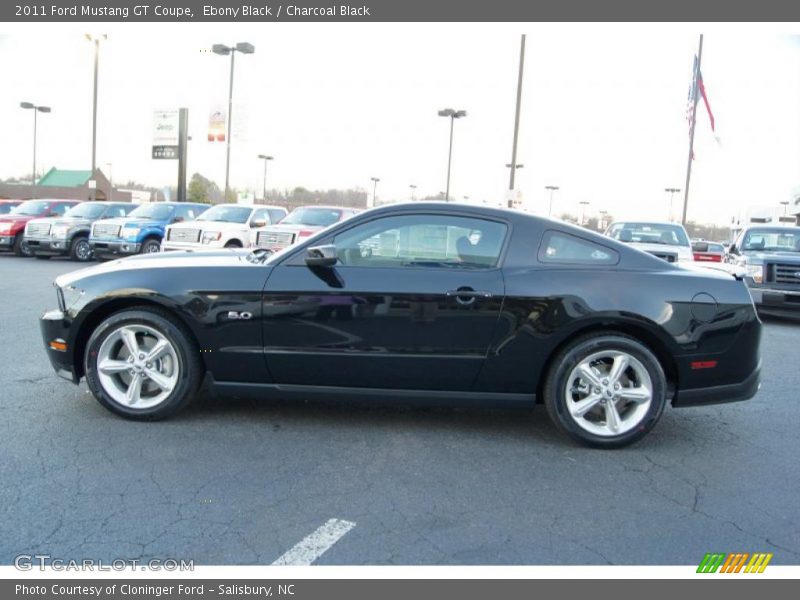 Ebony Black / Charcoal Black 2011 Ford Mustang GT Coupe