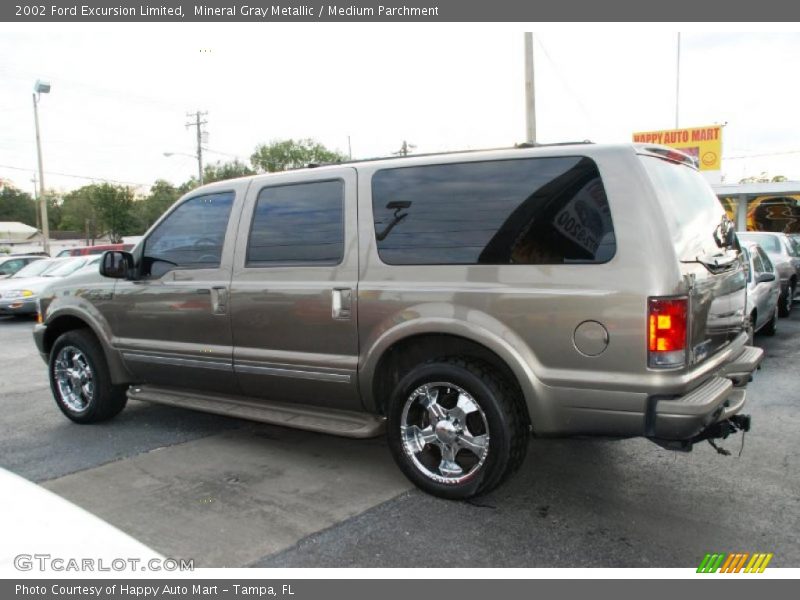 Mineral Gray Metallic / Medium Parchment 2002 Ford Excursion Limited