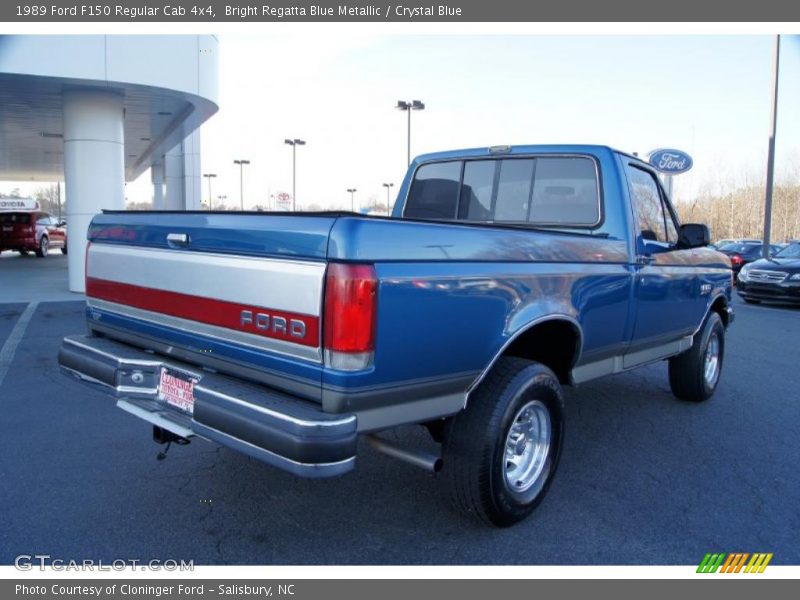  1989 F150 Regular Cab 4x4 Bright Regatta Blue Metallic