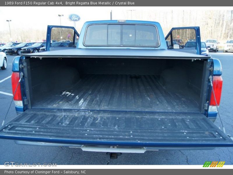 Bright Regatta Blue Metallic / Crystal Blue 1989 Ford F150 Regular Cab 4x4