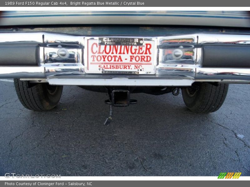 Bright Regatta Blue Metallic / Crystal Blue 1989 Ford F150 Regular Cab 4x4