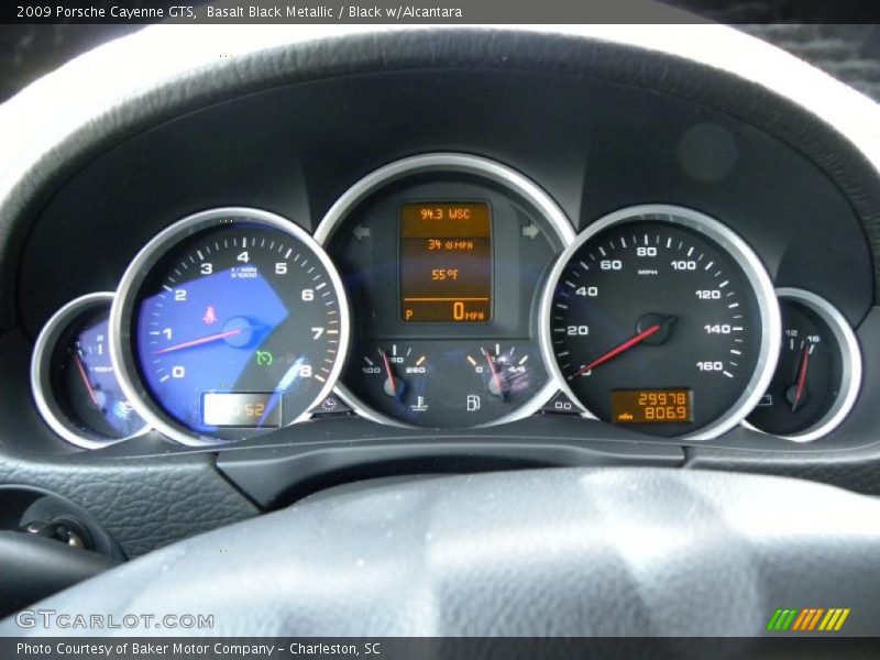 Basalt Black Metallic / Black w/Alcantara 2009 Porsche Cayenne GTS