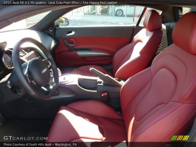  2010 R8 4.2 FSI quattro Fine Nappa Red Leather Interior